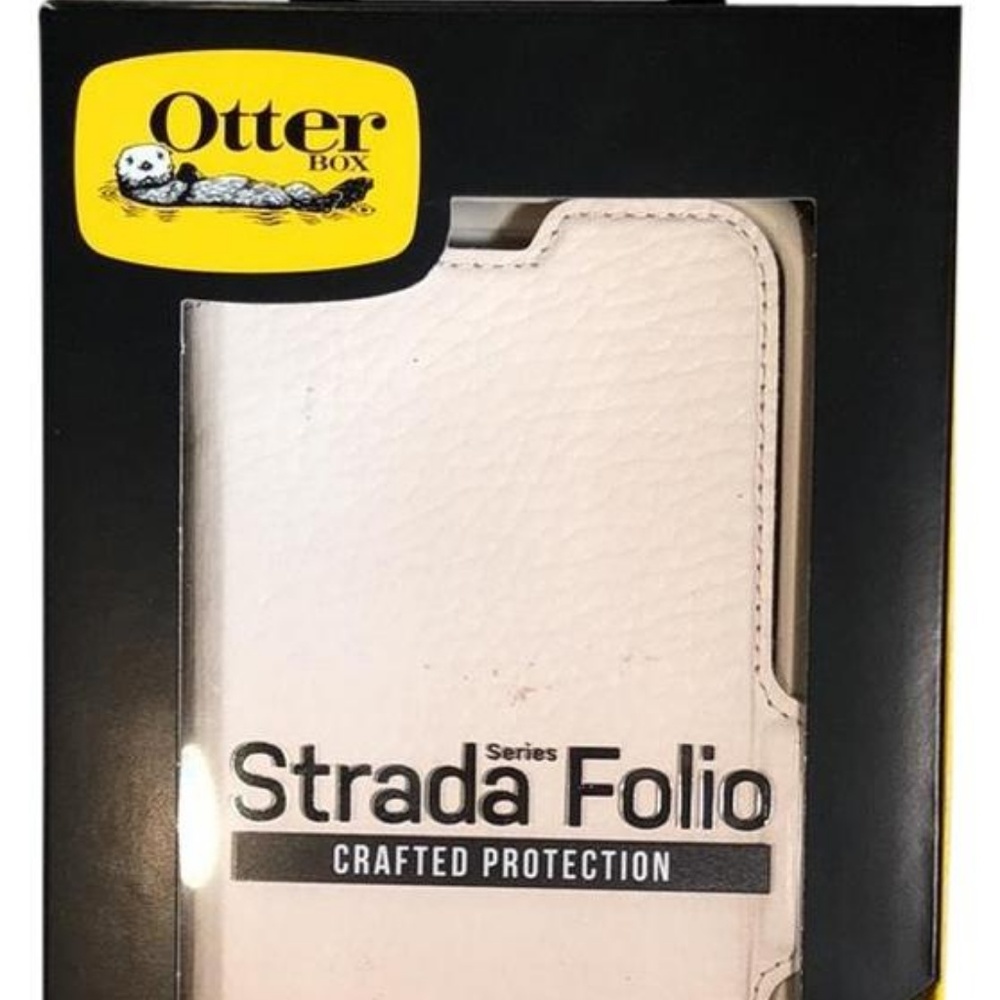 OtterBox iPhone X White LEATHER Folio NIB📱 - Picture 4 of 7